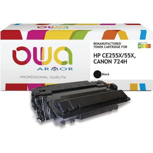 Toner refurbished HP CE255X - CANON 724H - OWA