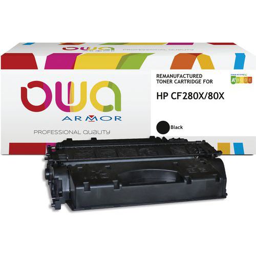 Toner remanufacturé HP CF280X Jumbo - OWA