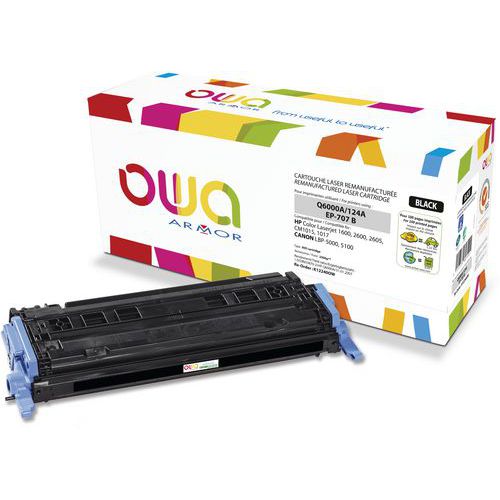 Toner refurbished HP Q6000A - CANON 707BK - OWA