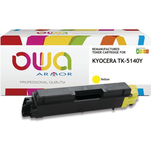 Toner remanufacturé KYOCERA TK-5140 Y - OWA