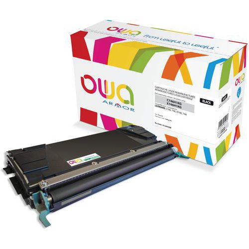 Toner remanufacturé LEXMARK C746H1KG - X746H1KG - OWA