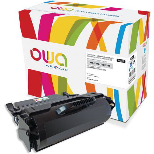 Toner refurbished LEXMARK X654 - OWA