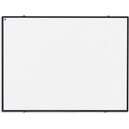 Tableau blanc Softline cadre noir acier revêtu blanc - Smit Visual