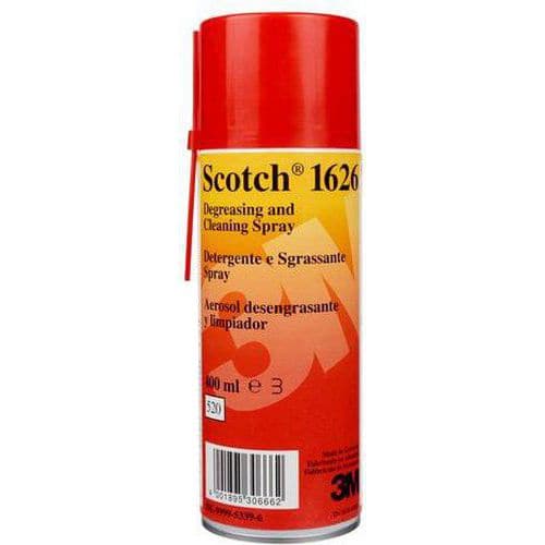 Aérosol nettoyant dégraissant Scotch 1626 - 400 mL - 3M