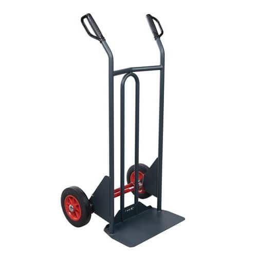 Diable ergonomique 350kg basculement assisté - Roue caoutchouc