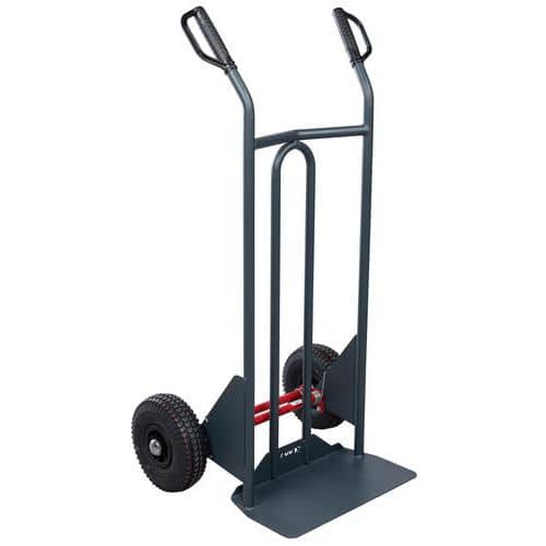 Diable ergonomique 350kg basculement assisté - Roue pneumatique