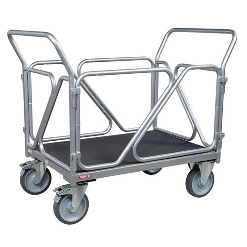 Chariot 2 dossiers + 2 ridelles tubes - 500 kg  - FIMM