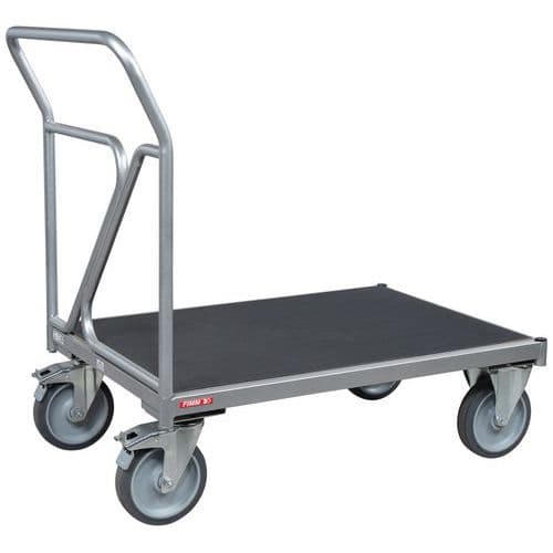 Chariot avec tapis et 1 dossier tube - 500 kg  - FIMM