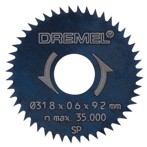 Dremel set van 2 reservebladen voor mini-cirkelzaag