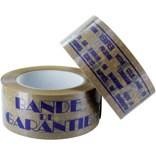 PVC-tape - Bedrukt - 'Garantiestrip'