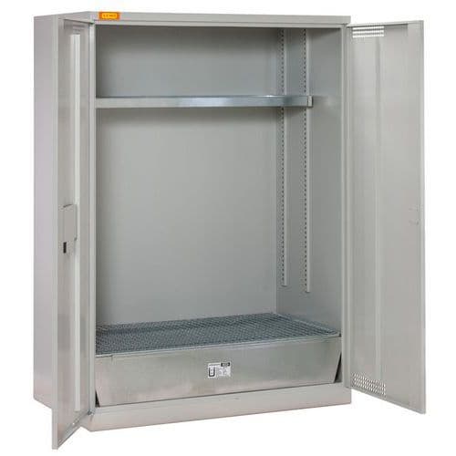 Armoire à fût 14/20 avec bac de rétention - 210 L - Cemo