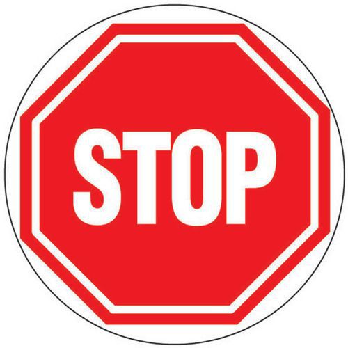 Panneau d'interdiction - Stop - Rigide