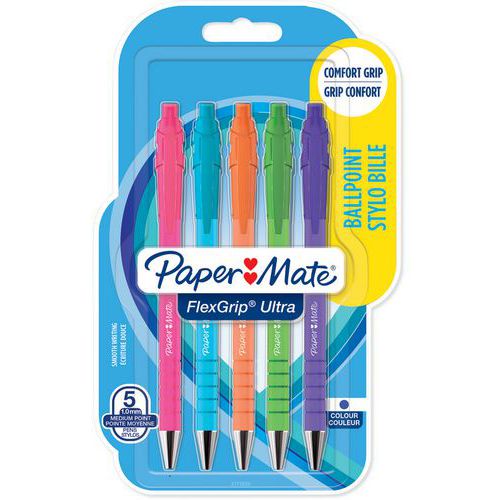 Balpen Flexgrip Ultra™ Bright intrekbaar - Paper Mate®