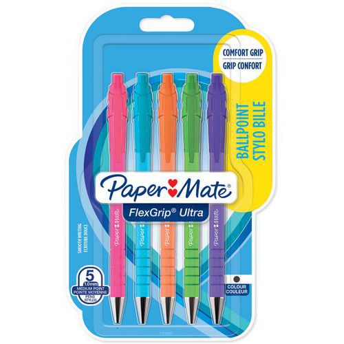 Stylo bille Flexgrip Ultra™ Bright rétractable - Paper Mate®