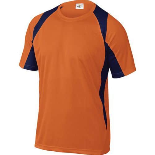 Werkshirt Bali - Oranje/blauw