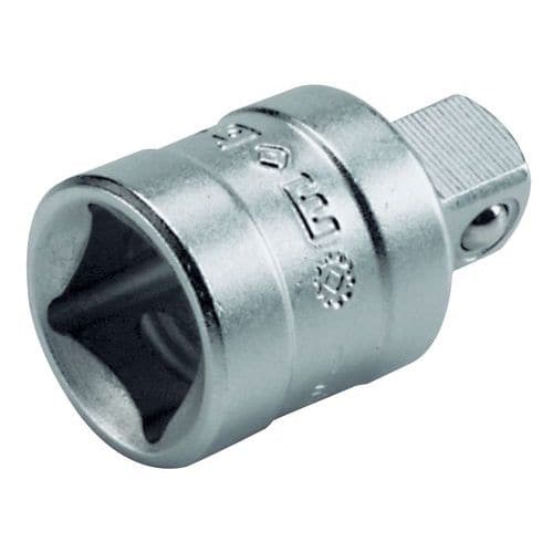 Verloop vierkant 3/8'' naar 1/4''