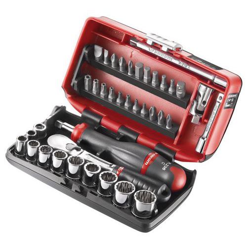 Coffret douilles 1/4 12 pans en pouces - RL.NANO-U2