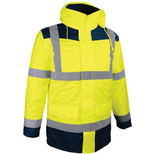 Veste parka jaune amovible a manches longues amovibles 4x1 - Singer Safety