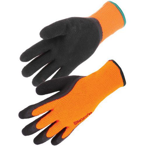 Gants latex mousse support acrylique dos aere - Singer Safety