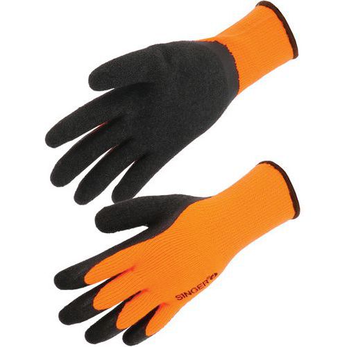 Gants latex crepe support acrylique dos aere - Singer Safety