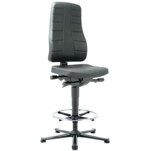 Ergonomische werkplaatsstoel All-in-One - Hoog