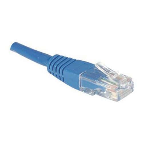 Patchkabel RJ45 - Rechte kabel Cat5E - Niet afgeschermd UTP - Blauw