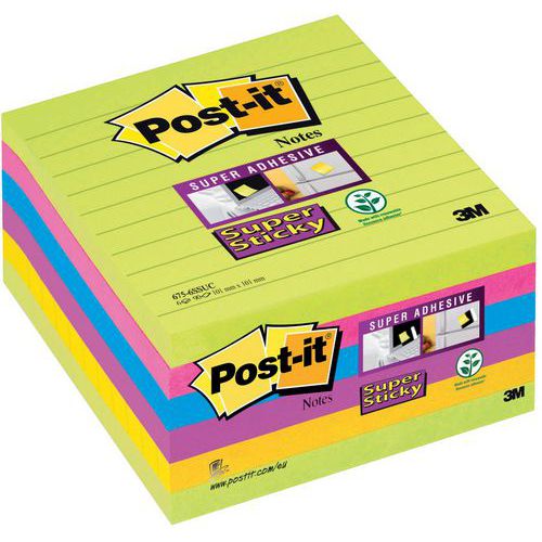 Post-it®Super Sticky lijntjes