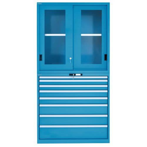 Armoire portes battantes - Largeur 102 cm