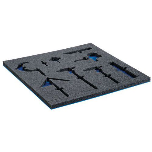 Insertion en mousse et tapis - Pour tiroirs 102 cm