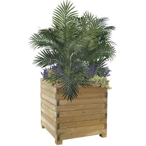 Jardinière bois naturel