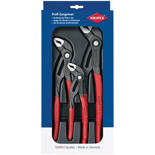 Jeu de 3 pinces multiprises Cobra® Knipex