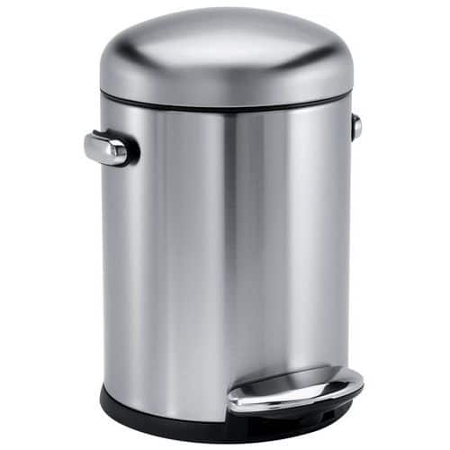 Mini Round Retro Step Can 4,5 liter - Simplehuman