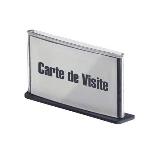 Plaque de signalisation Cinatur - Carte de visite - Paperflow