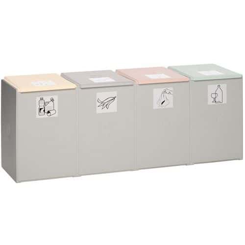 Module de recyclage en plastique - 1, 2, 3 ou 4 (60 L)