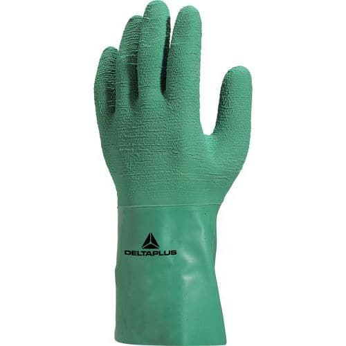 Handschoen Latex Op Interlock katoen Drager 30 Cm LAT50