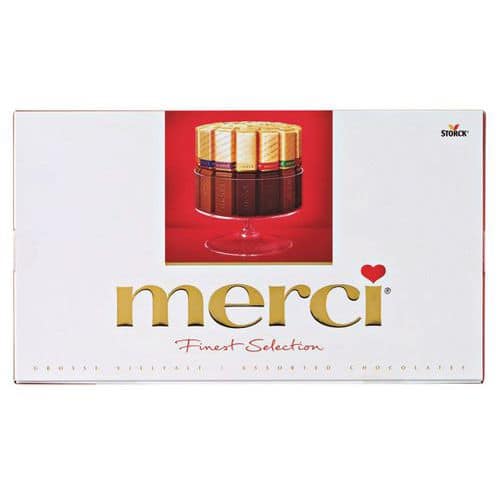 Merci en boîte-cadeau de luxe