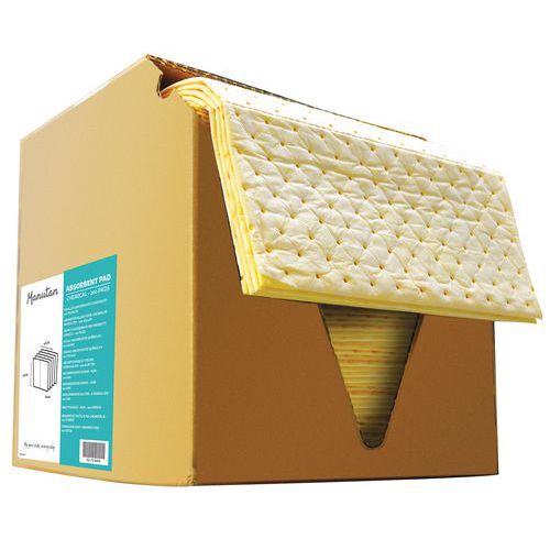 Absorbant pour produits chimiques SM - En feuille - Manutan Expert