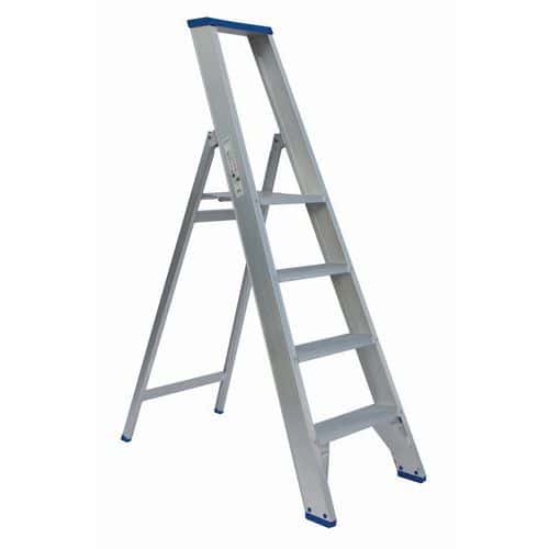 Industriële trapladder aluminium - enkelzijdig