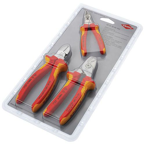 Set van 3 geïsoleerde tangen 1000V 70 06 160/78 03 125/95 16 160 - KNIPEX