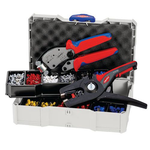 Coffret de sertissage : embouts Pince 97 53 18/12 52 195 - KNIPEX