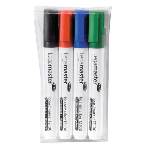 Marker voor whiteboard TZ100 - set van 4 - Legamaster