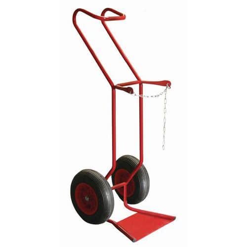 Diable en acier porte-bouteilles 250 kg - Roue pneumatique