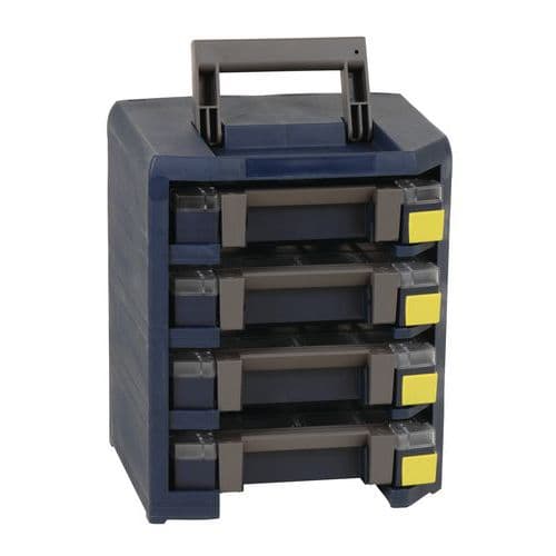 Caisson de transport HandyBoxxser 4x4x4 avec 4 mallettes Boxxser