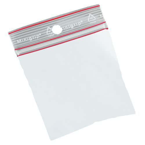 Sachet plastique Minigrip - 100 µ - Standard