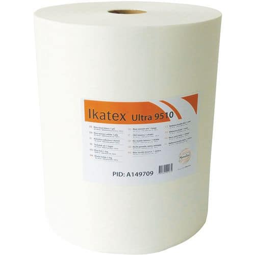 Rol nonwoven witte doeken 1-laags Ikatex