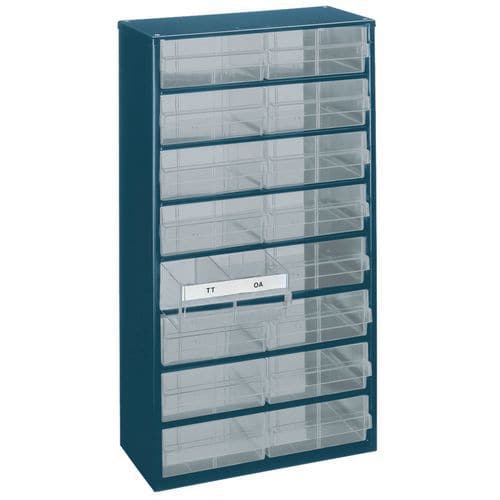 Armoire Raaco 56 cm - Hauteur des tiroirs 6,4 cm