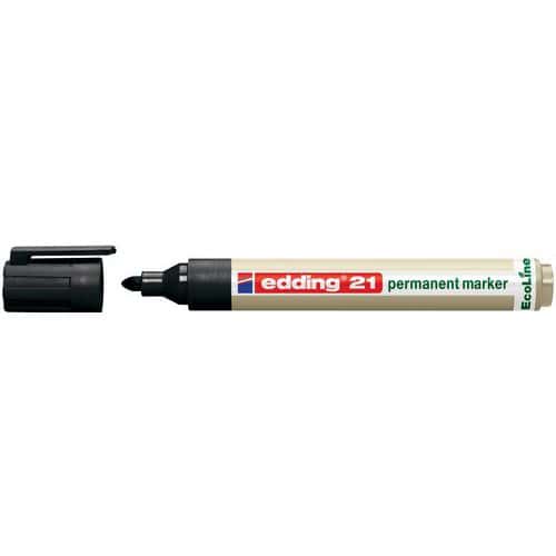 Permanente markeerstift Edding Ecoline 21 - Ronde punt - Edding