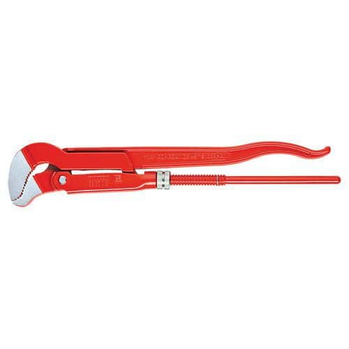 Pijptang S-vormig rood poedergecoat 680 mm_ 83 30 030 KNIPEX