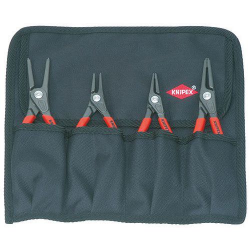 Jeu de pinces de précision pour circlips 4 outils _ 00 19 57_Knipex