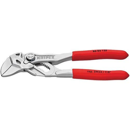 Mini-sleuteltang verchroomd 125 mm _ 86 03 125 SB KNIPEX